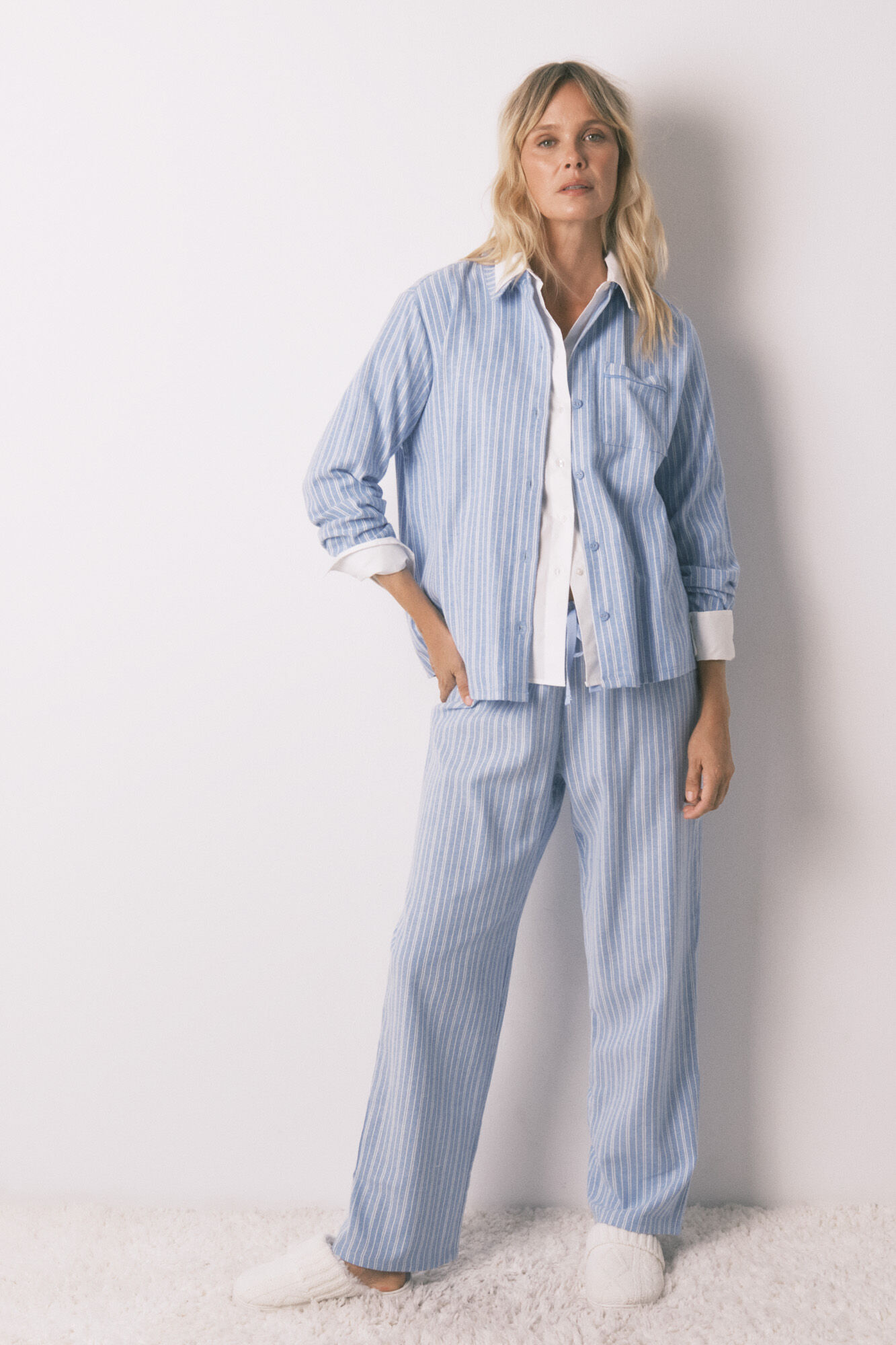 Women'secret Ko&scaron;ulja pidžama na pruge , 100% pamuk