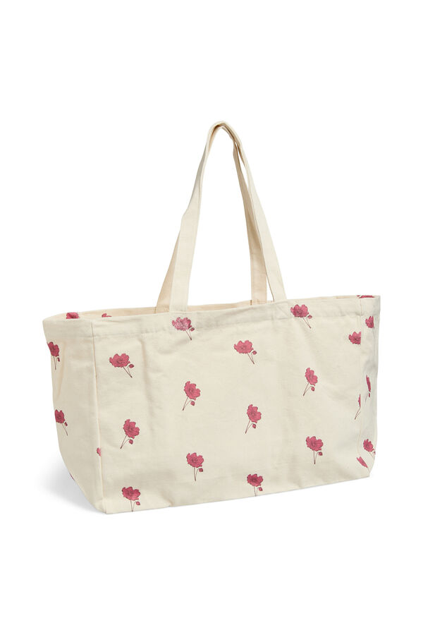 Pieces Tote bag algod&oacute;n org&aacute;nico blanco