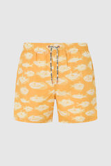 Womensecret Fish swim shorts sárga