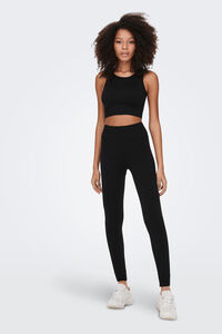 Only Play Leggings compridas el&aacute;sticas caneladas