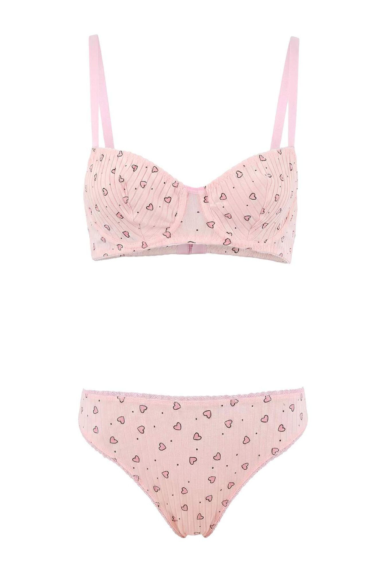 Trendyol Conjunto braguita corazones