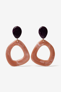 Vilanova Pendientes maxi acr&iacute;licos bicolor