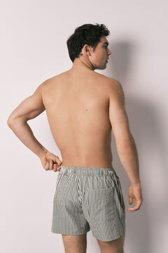 Women'secret Ba&ntilde;ador hombre estampado rayas verdes