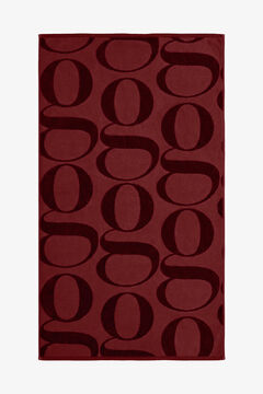 Gisela Toalha estampado jacquard logo