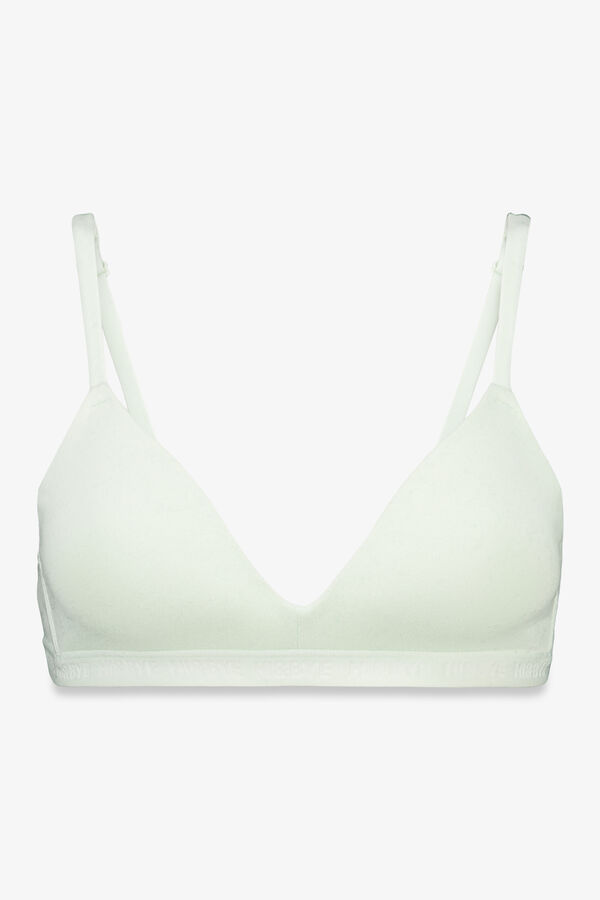 HI&BYE Zeleni fiksni punjenje trouglasti grudnjak Zelena