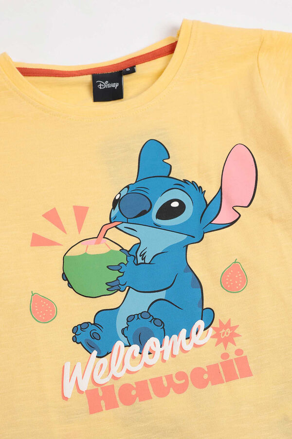 Admas Pijama curto Disney Stitch Tropical estampado