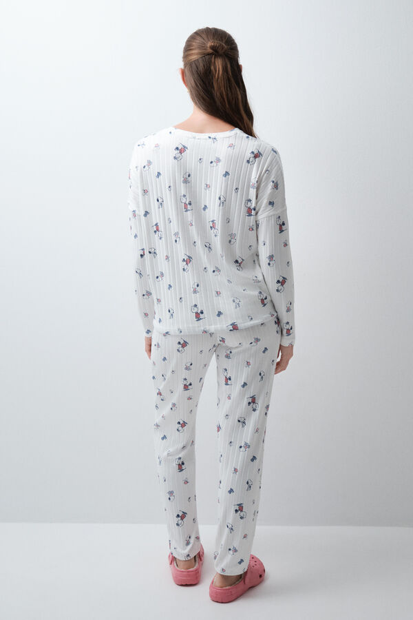 Women'secret Bela duga pidžama Snoopy Bela