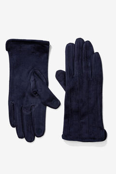 Vilanova Guantes Efecto Ante azul