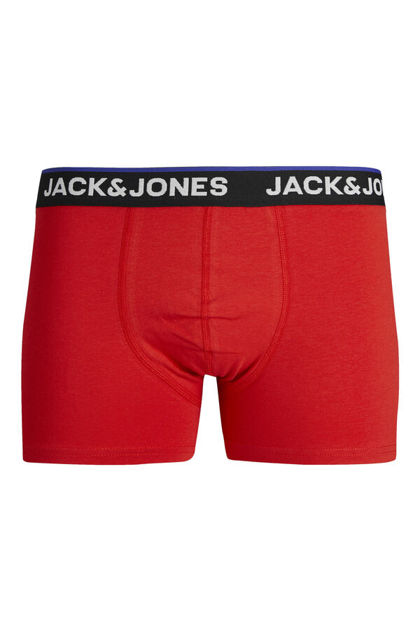 Jack & Jones 5-pack cotton boxers burgundy