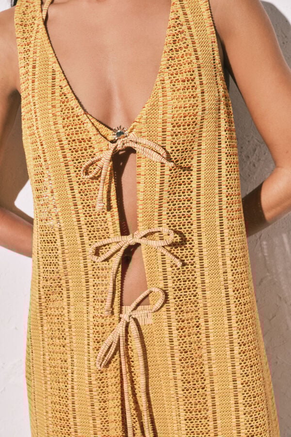 Women'secret &Scaron;arena heklana duga otvorena tunika Print