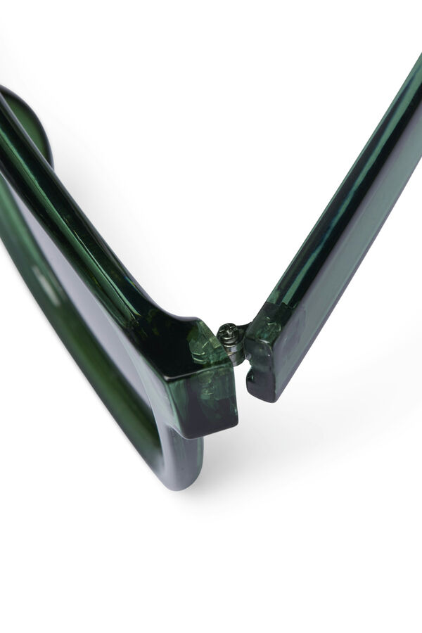 Jack & Jones Gafas de sol rectangulares verde