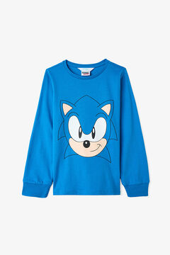 Penti Conjunto de pijama de manga comprida Sonic para meninos