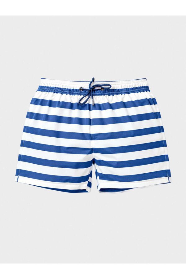 Gisela Ba&ntilde;ador hombre estampado marinero azul