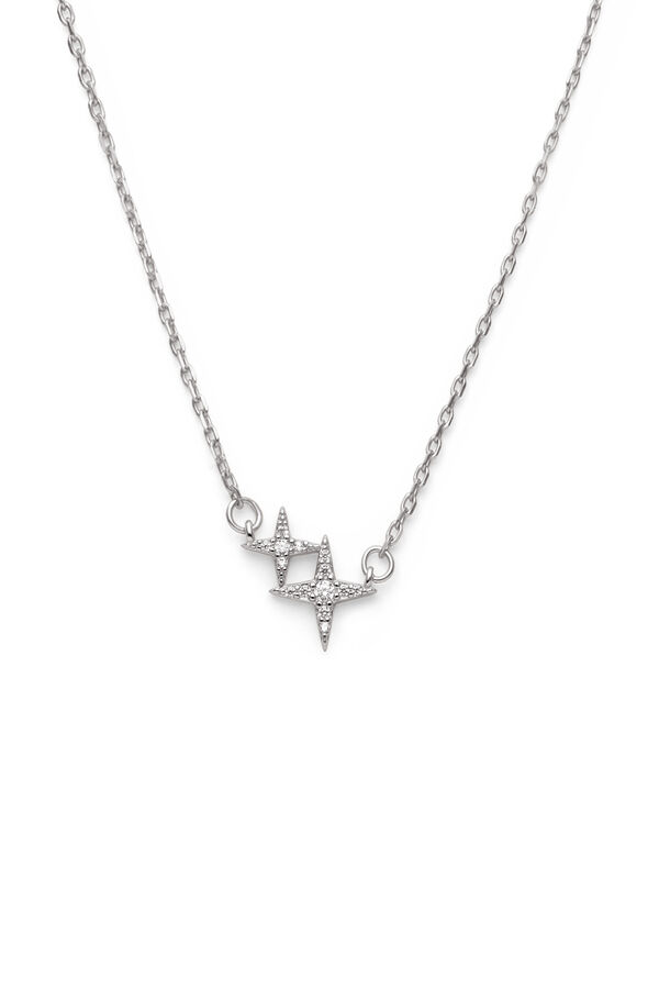 Singularu Collar Duo Spark Plata gris