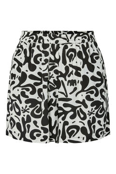 Pieces Shorts viscosa ECOVERO&trade; estampado