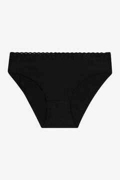 DIM Bragas ni&ntilde;a de microfibra y encaje