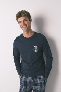 Women'secret Muška duga pidžama, 100% pamuk, karirana