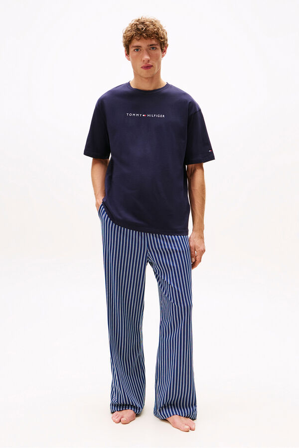 Tommy Jeans T-shirt with logo print blue