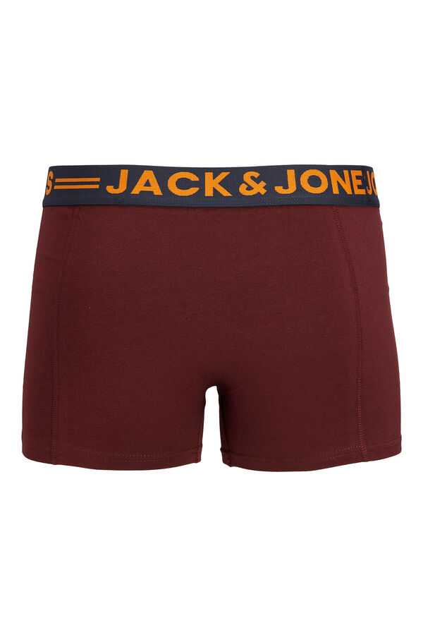 Jack & Jones Pack 3 b&oacute;xers morado/lila