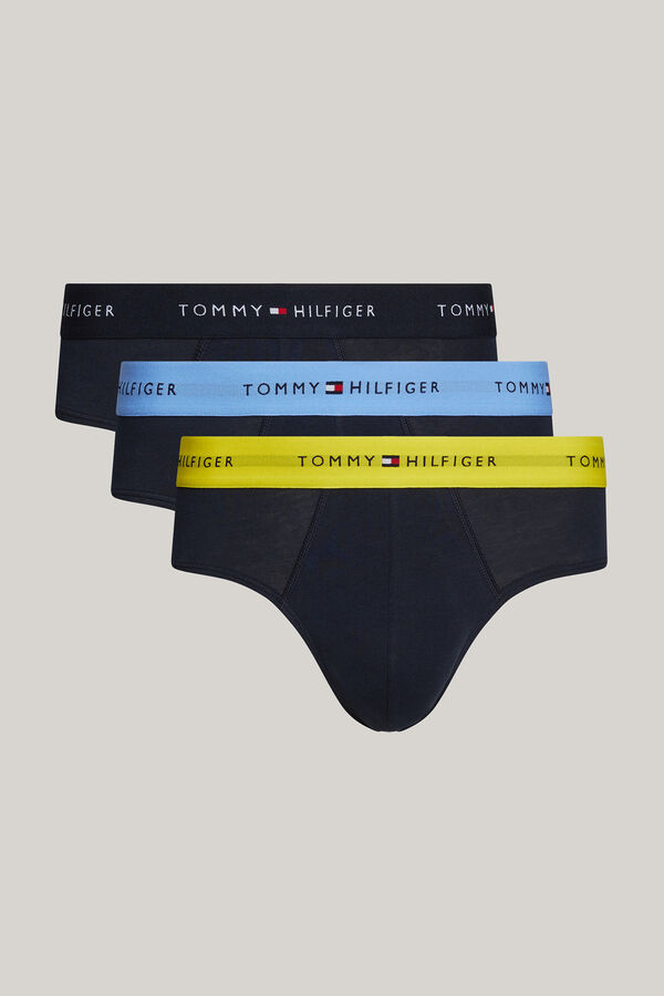 Womensecret 3-pack briefs with coloured waistbands mit Print
