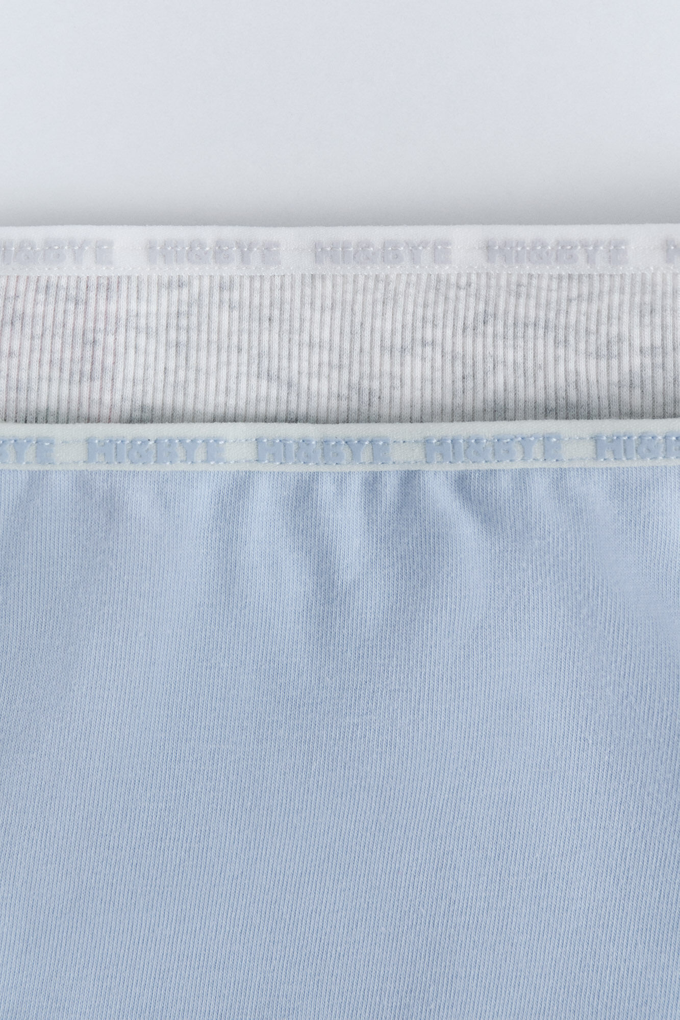 HI&BYE Paket od 2 plavo-sive gaće