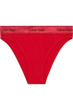 Calvin Klein Cueca brasileira de algod&atilde;o com logo