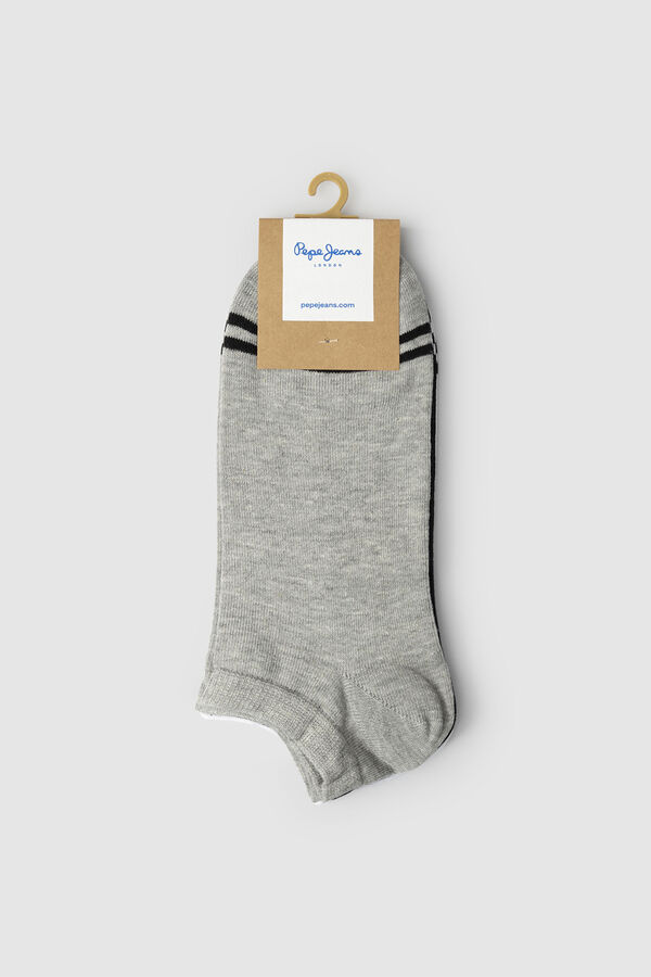 Pepe Jeans Pack 3 calcetines tobilleros  estampado