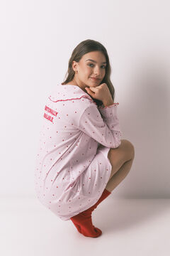 Women'secret Pamučna spavaćica sa Piter Pan kragnom