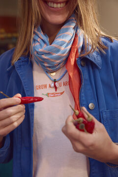 Women'secret Len&ccedil;o estampado riscas azul