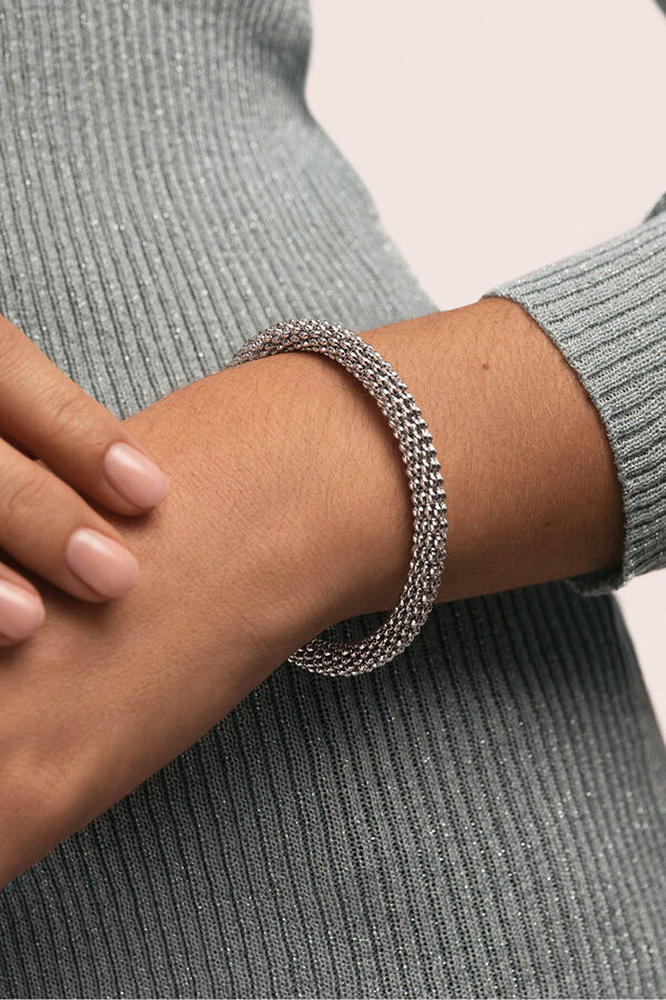 Singularu Brazalete Disco Acero gris