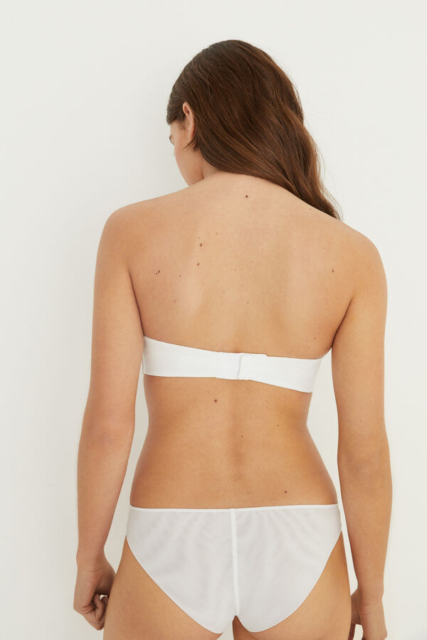 Women'secret SUPERB Super push-up grudnjak bez bretela od mikrovlakna Bela