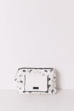 Women'secret Feh&eacute;r nylon nagy neszesszer Mafalda