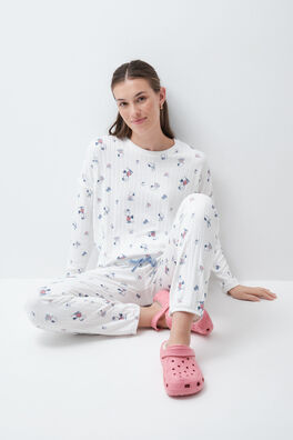 Pijama largo blanco Snoopy