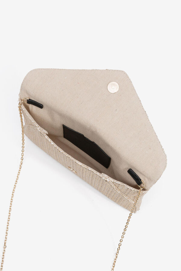 Vilanova Gold clutch bag grey