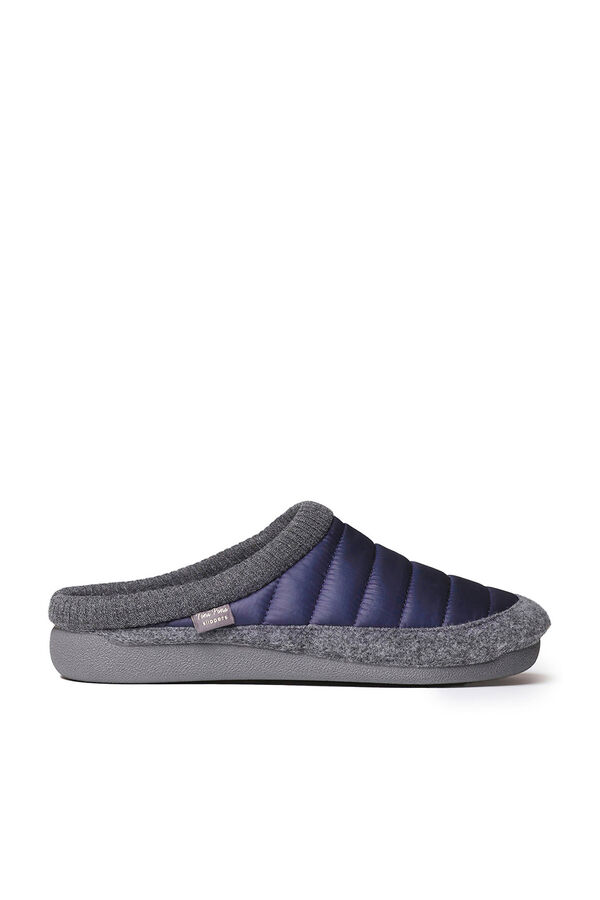 Toni Pons Zapatilla Para Hombre Tipo Zueco En Fieltro Y Tejido Acolchado azul