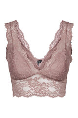 Pieces Sujetador de encaje. morado/lila