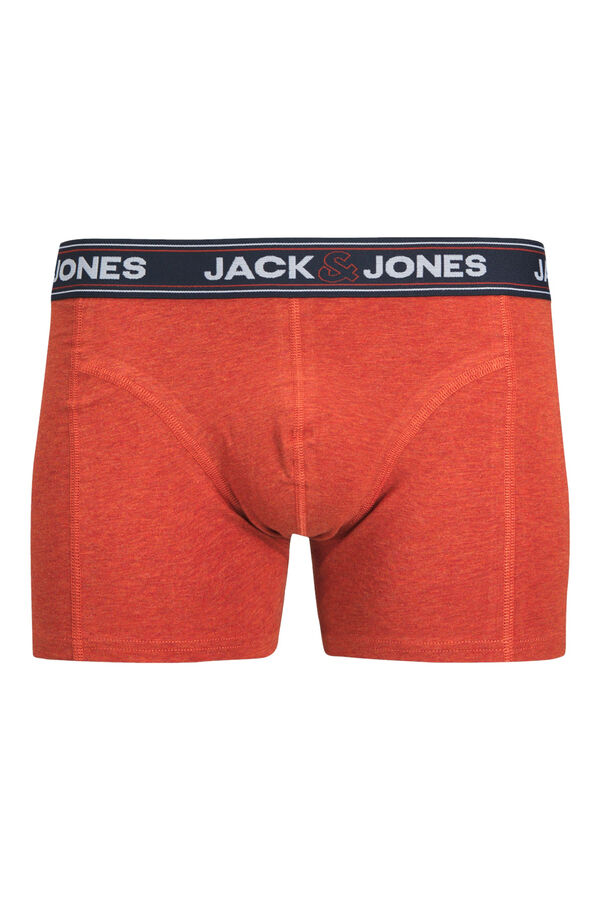 Jack & Jones Pack 3 b&oacute;xers de algod&atilde;o azul