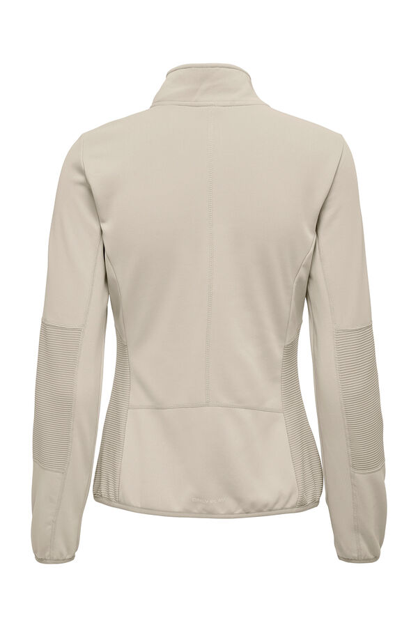 Only Play Casaco t&eacute;cnico gola alta cinzento