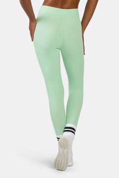 Reebok Malla acanalada con pu&ntilde;os de estribo