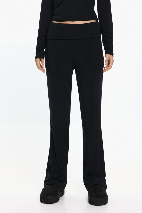 Pieces Calça elásticas preto