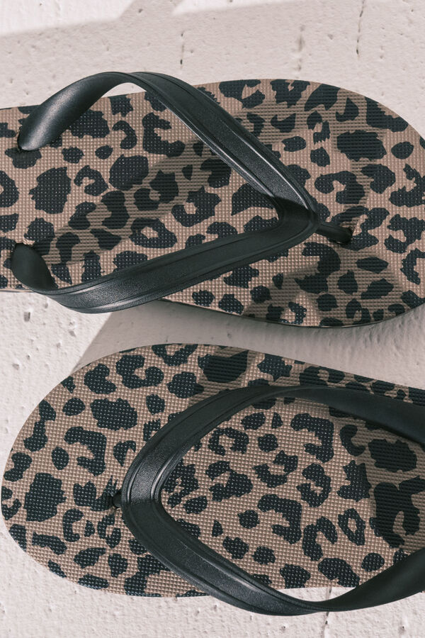 Women'secret &Scaron;iroke papuče sa životinjskim printom Print