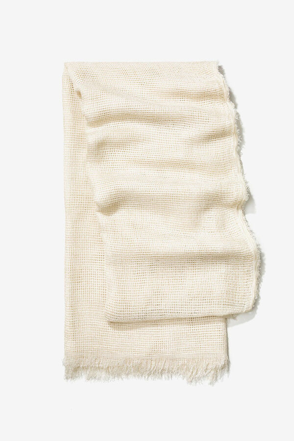 Vilanova Pa&ntilde;uelo Rectangular con Aberturas rojo