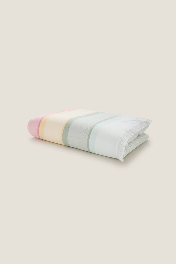 Textura Toalla Playa Rayas Doble Faz estampado