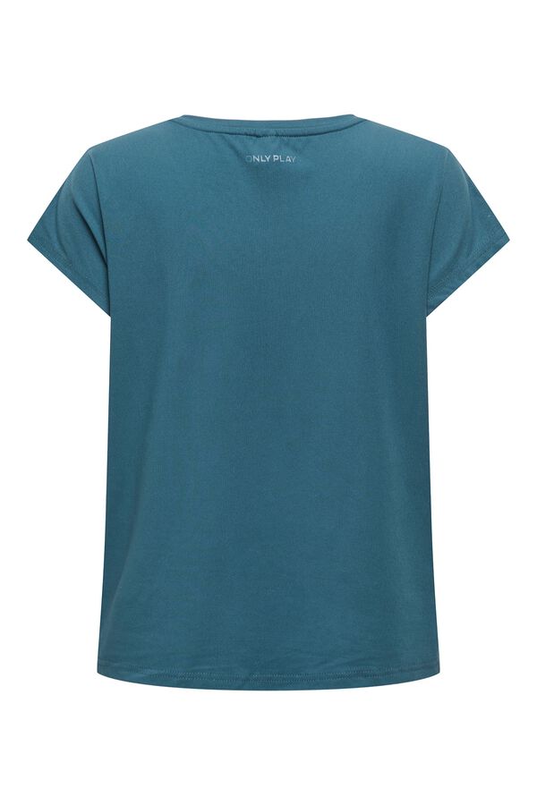 Only Play Camiseta manga corta deportiva azul