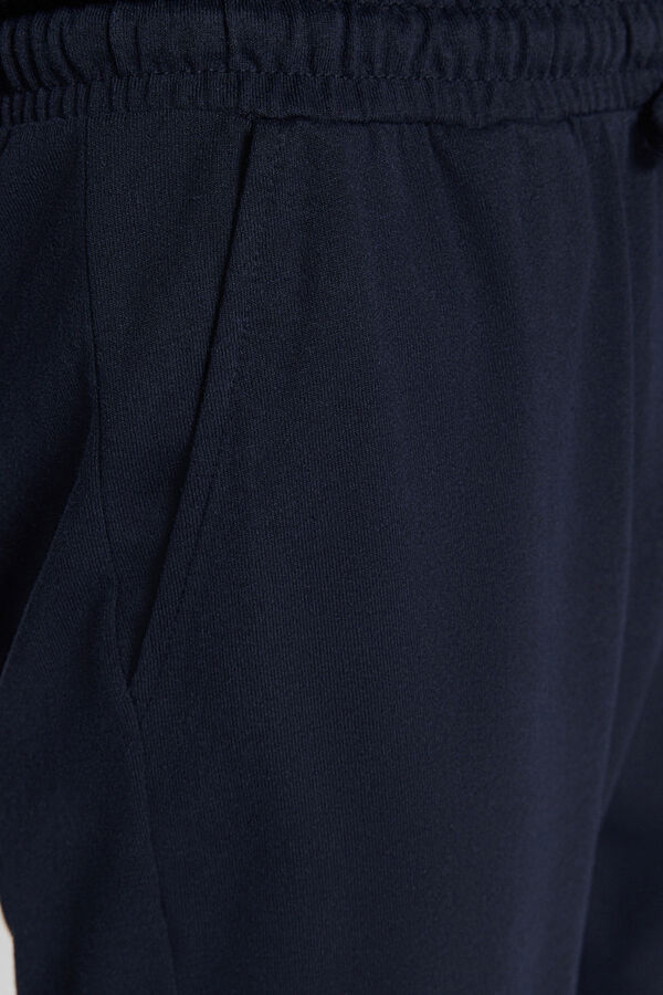 Trendyol Regular fit pyjamas set in navy blue  Plava