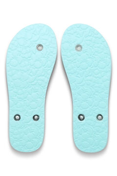 Roxy Chinelos de bolinhas e flores