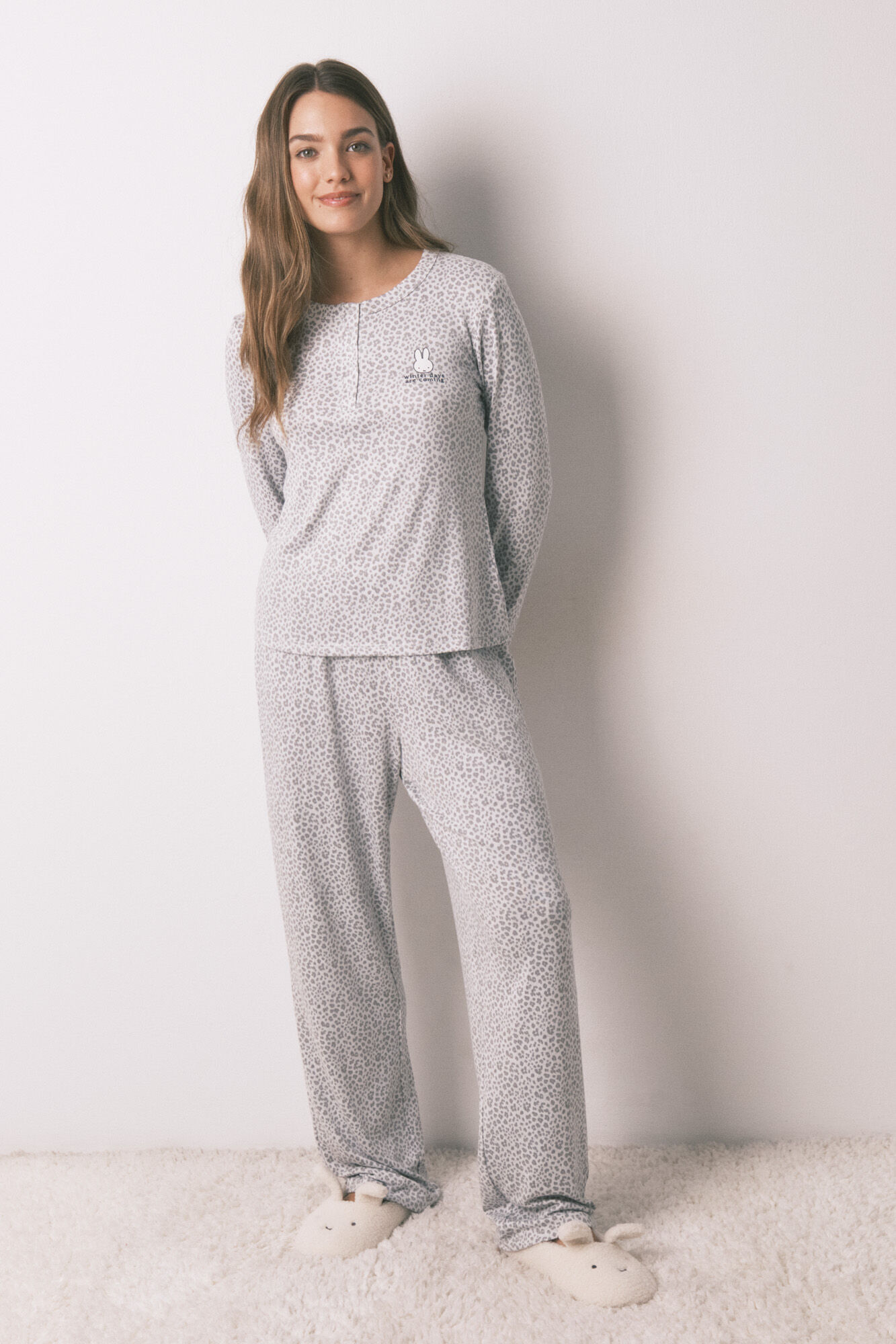 Women'secret Duga pidžama sa životinjskim print Mifi