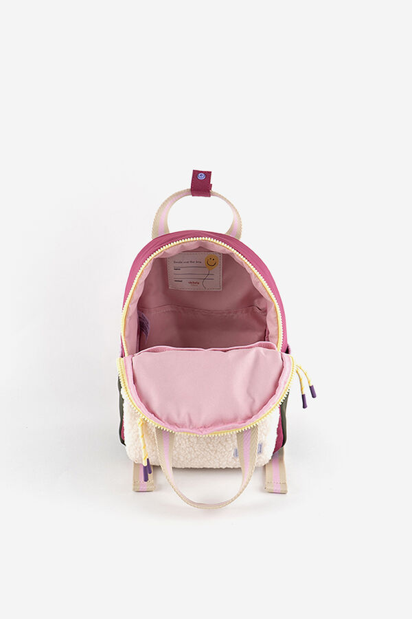 Victoria Mochila de nylon multicolor burdeos