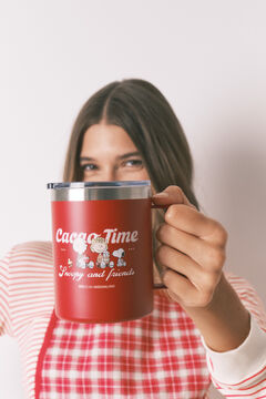 Women'secret Taza termo print Snoopy rojo