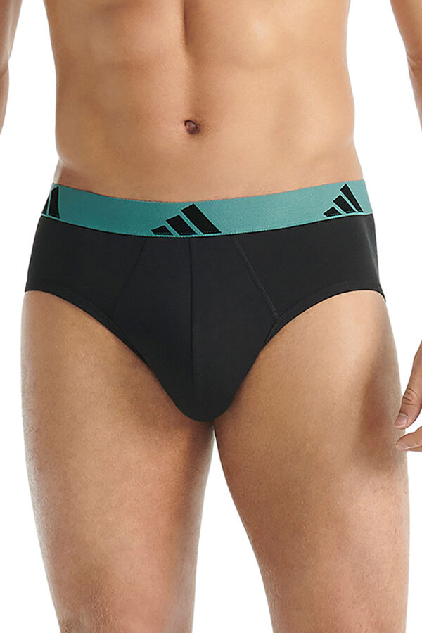 Adidas Pack de 3 calzoncillos de algod&oacute;n Active Flex estampado